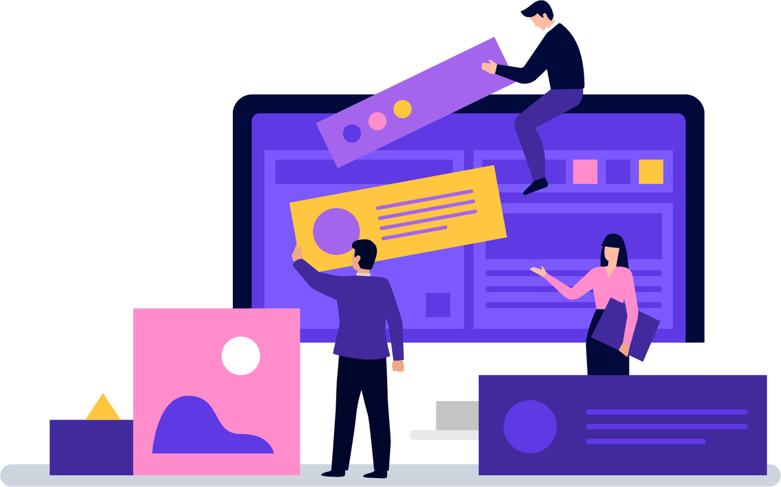 Website Design & Development – main screen