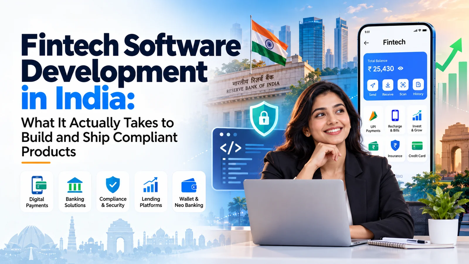 Fintech Software Development in India: What It Actually Takes to Build and Ship Compliant Products