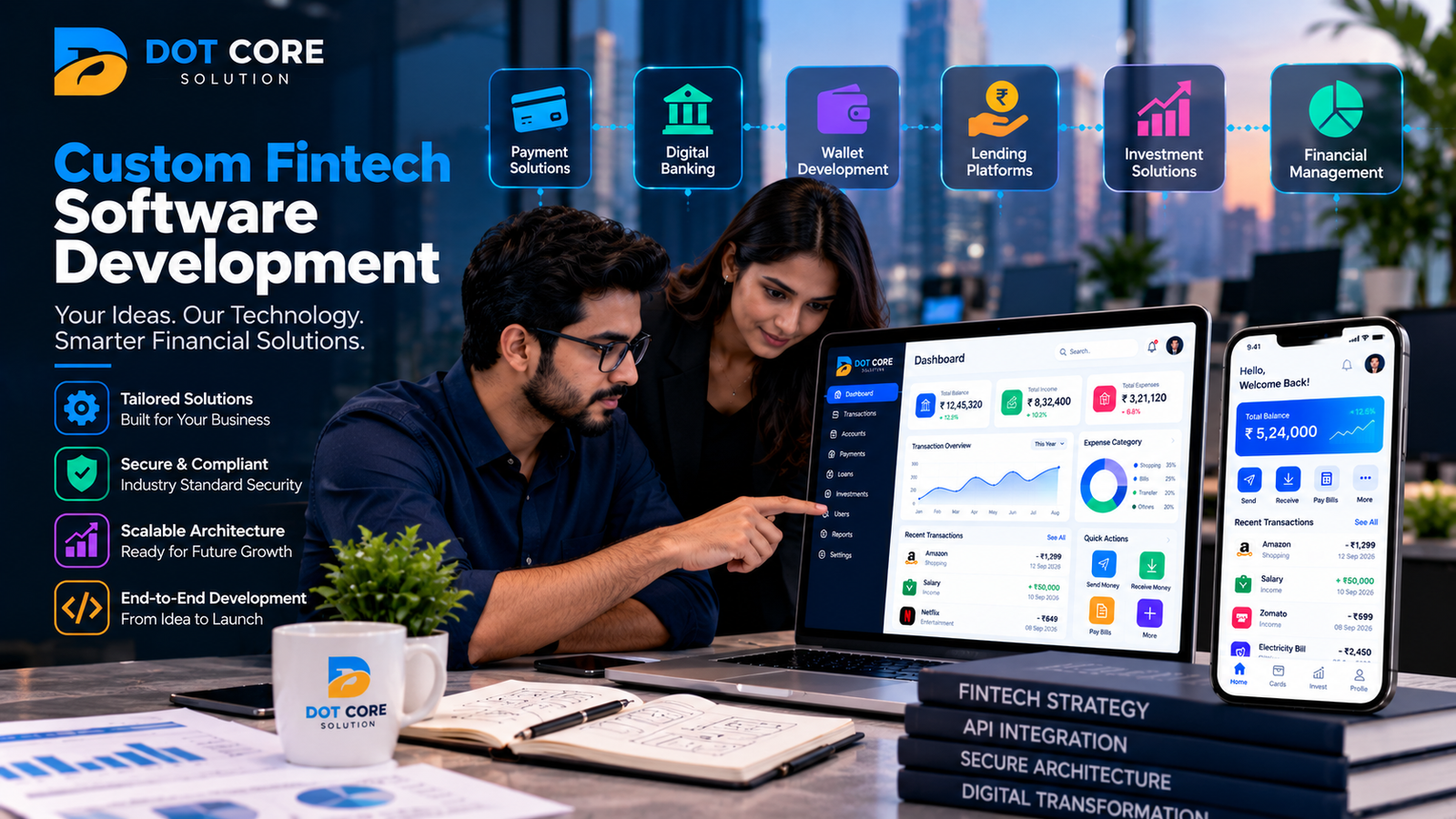 custom fintech software development