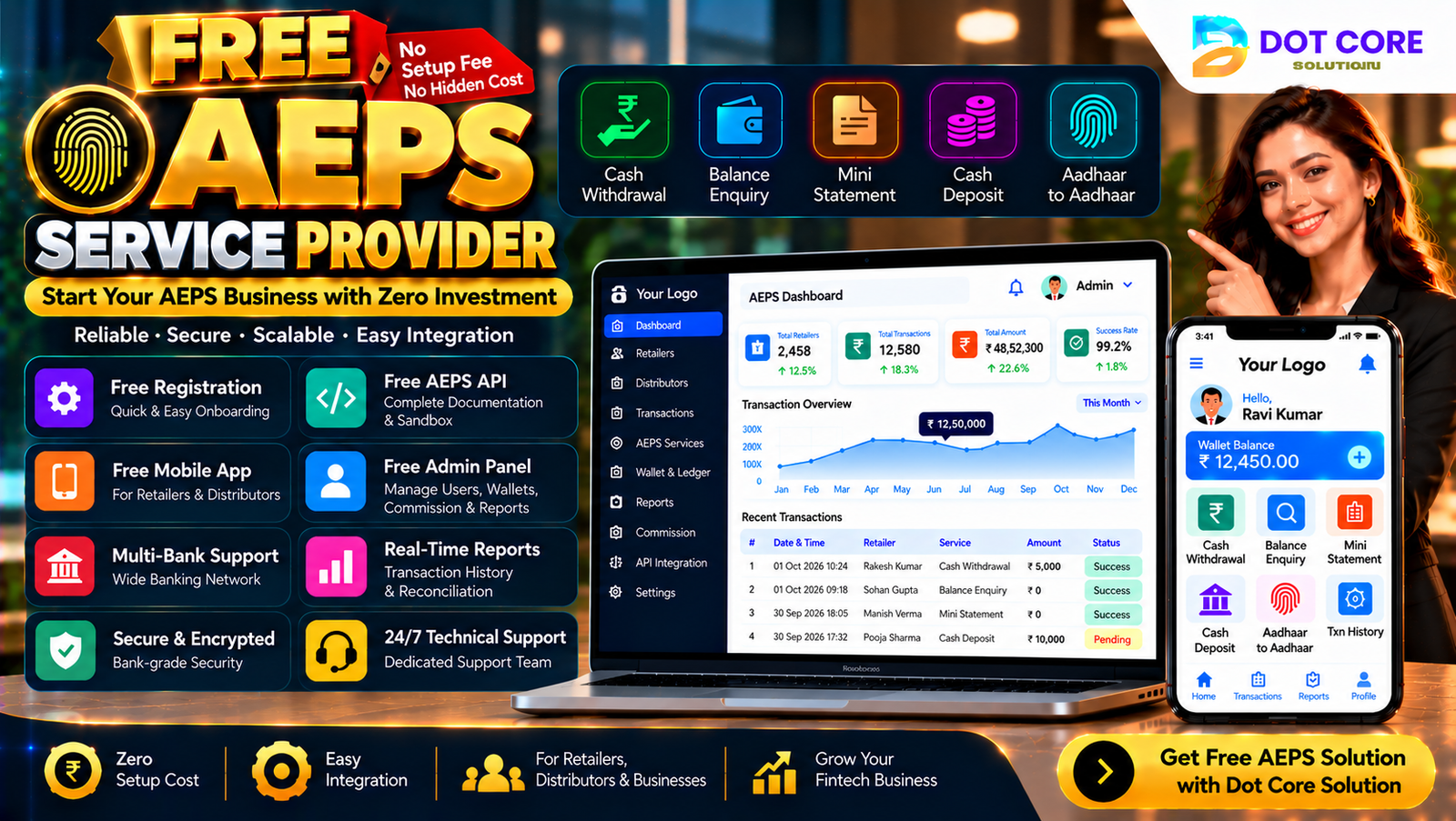 Free AEPS Service Provider