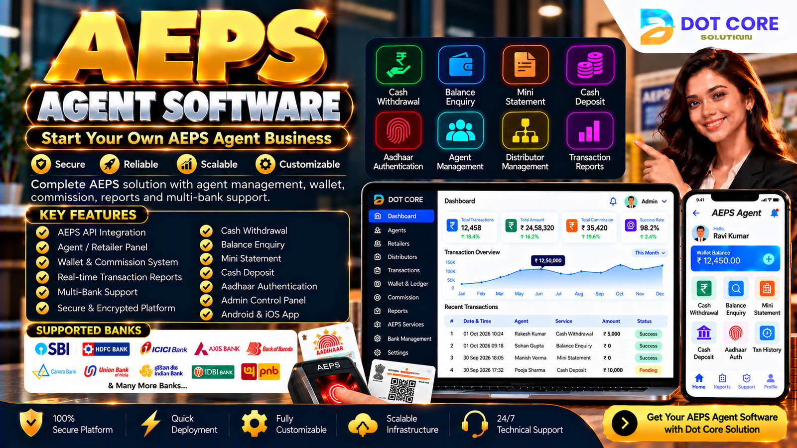 aeps agent software