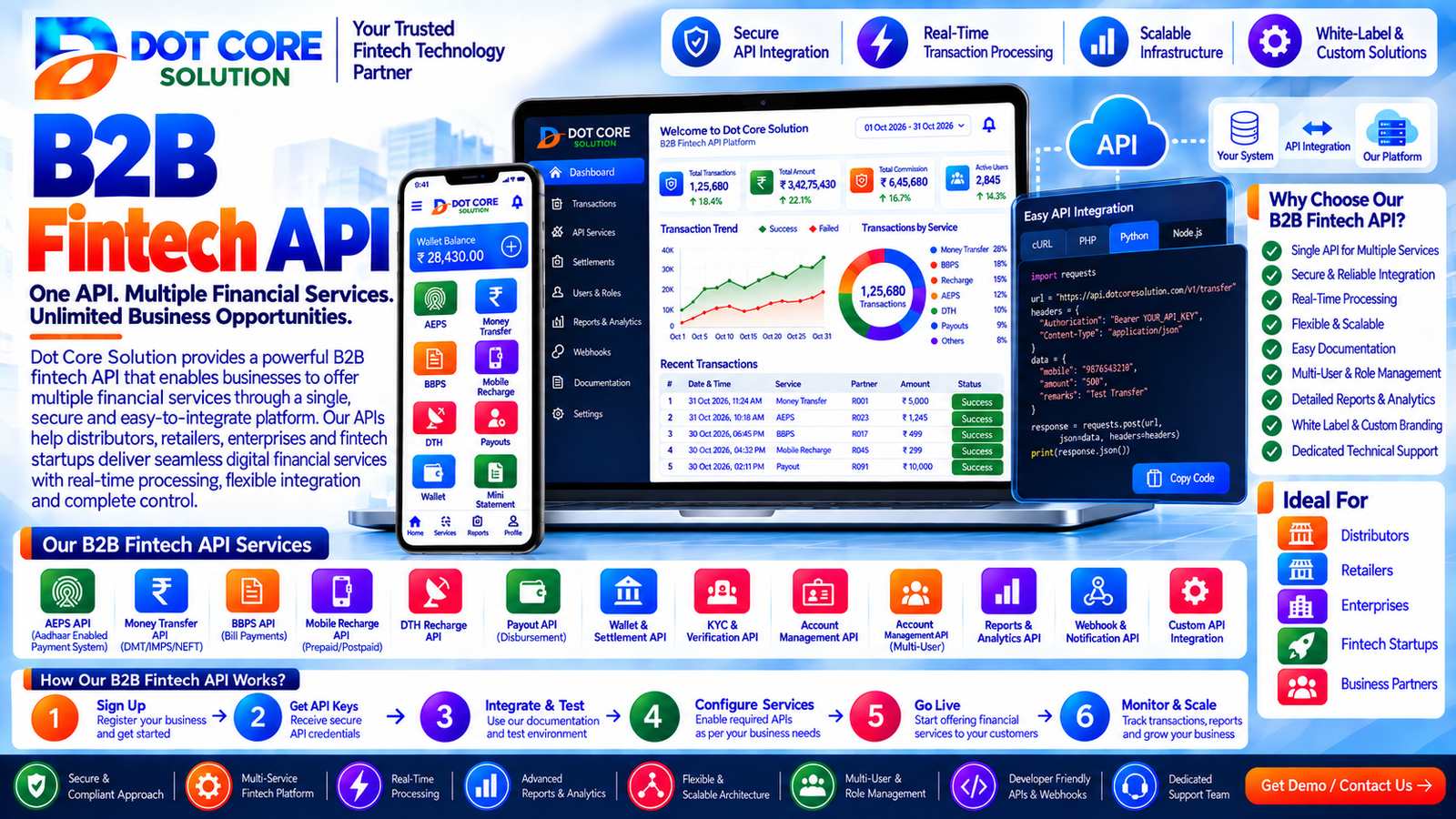 b2b fintech api