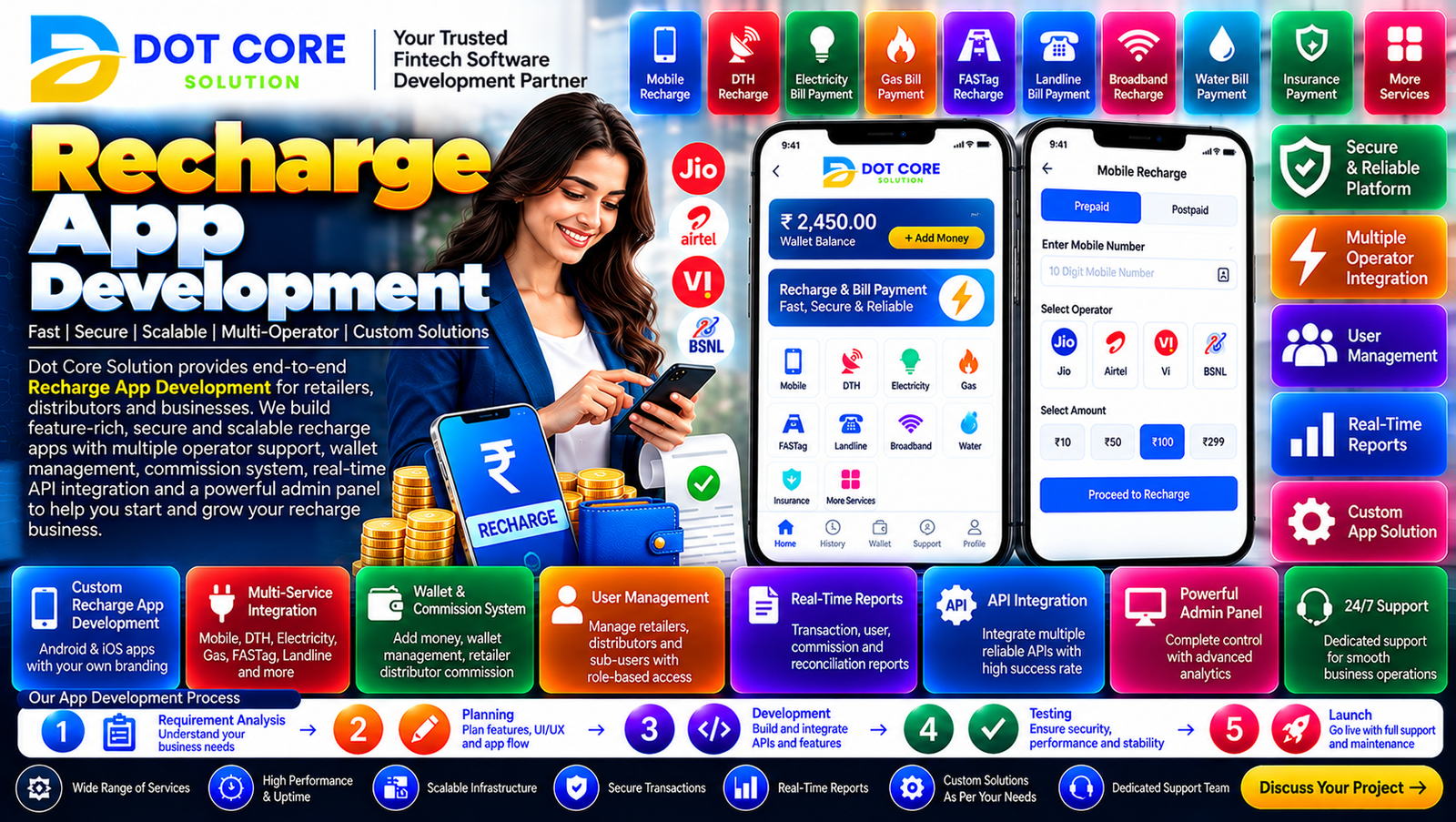 recharge app development