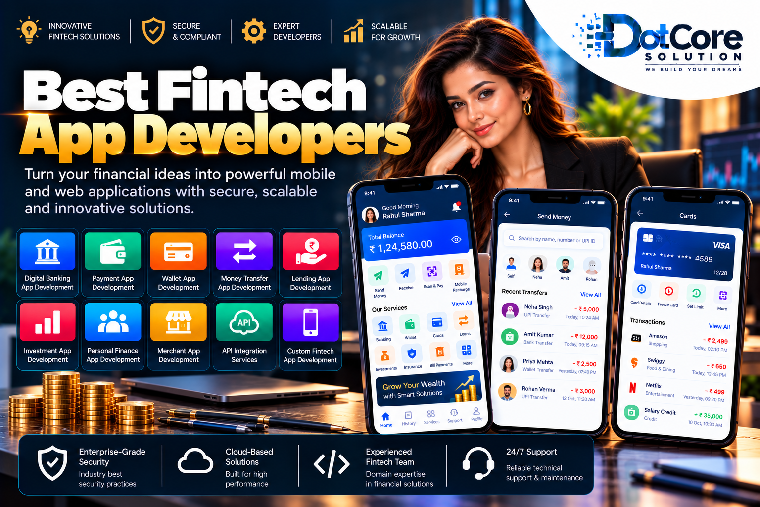 best fintech app developers