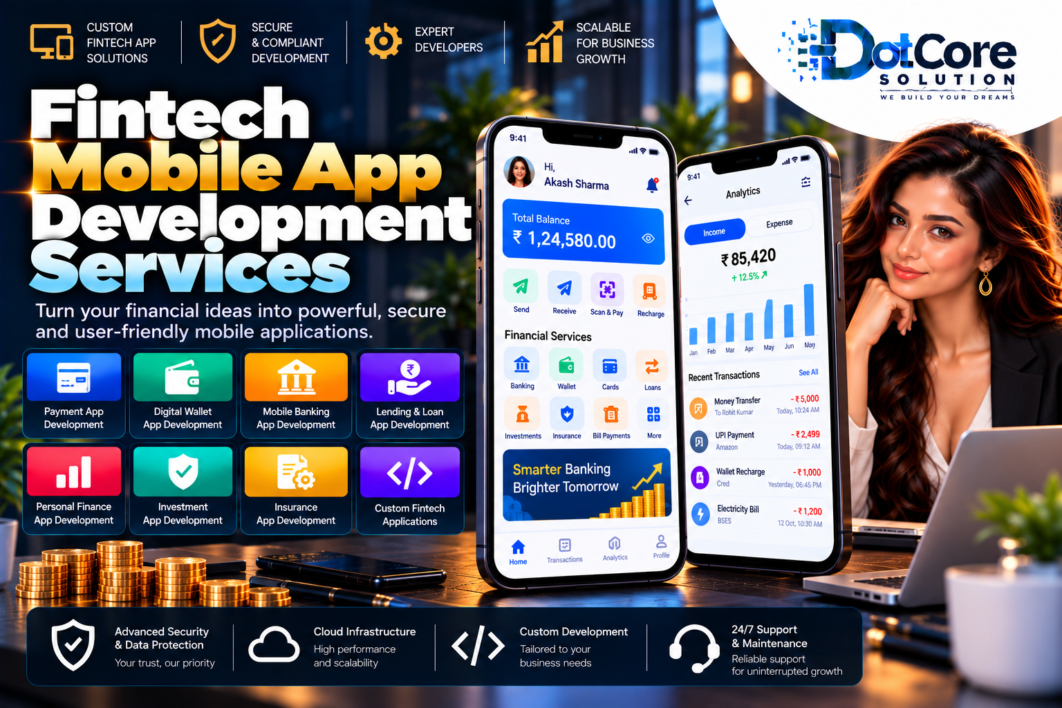fintech mobile app development services