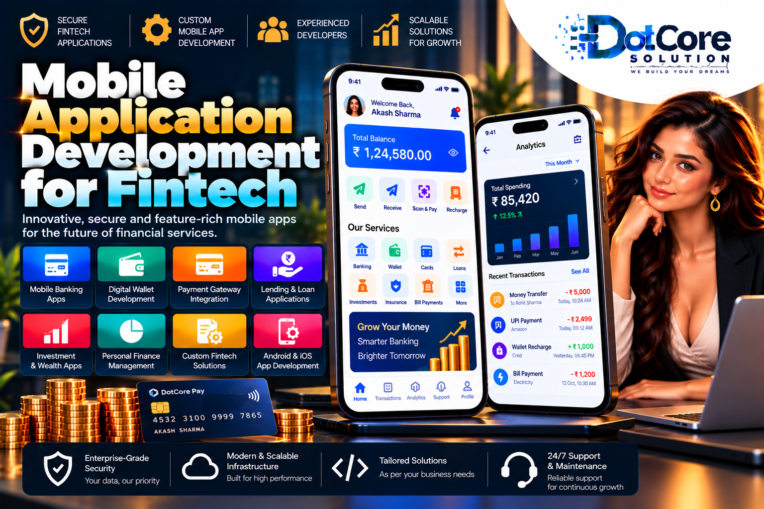 mobile application development for fintech