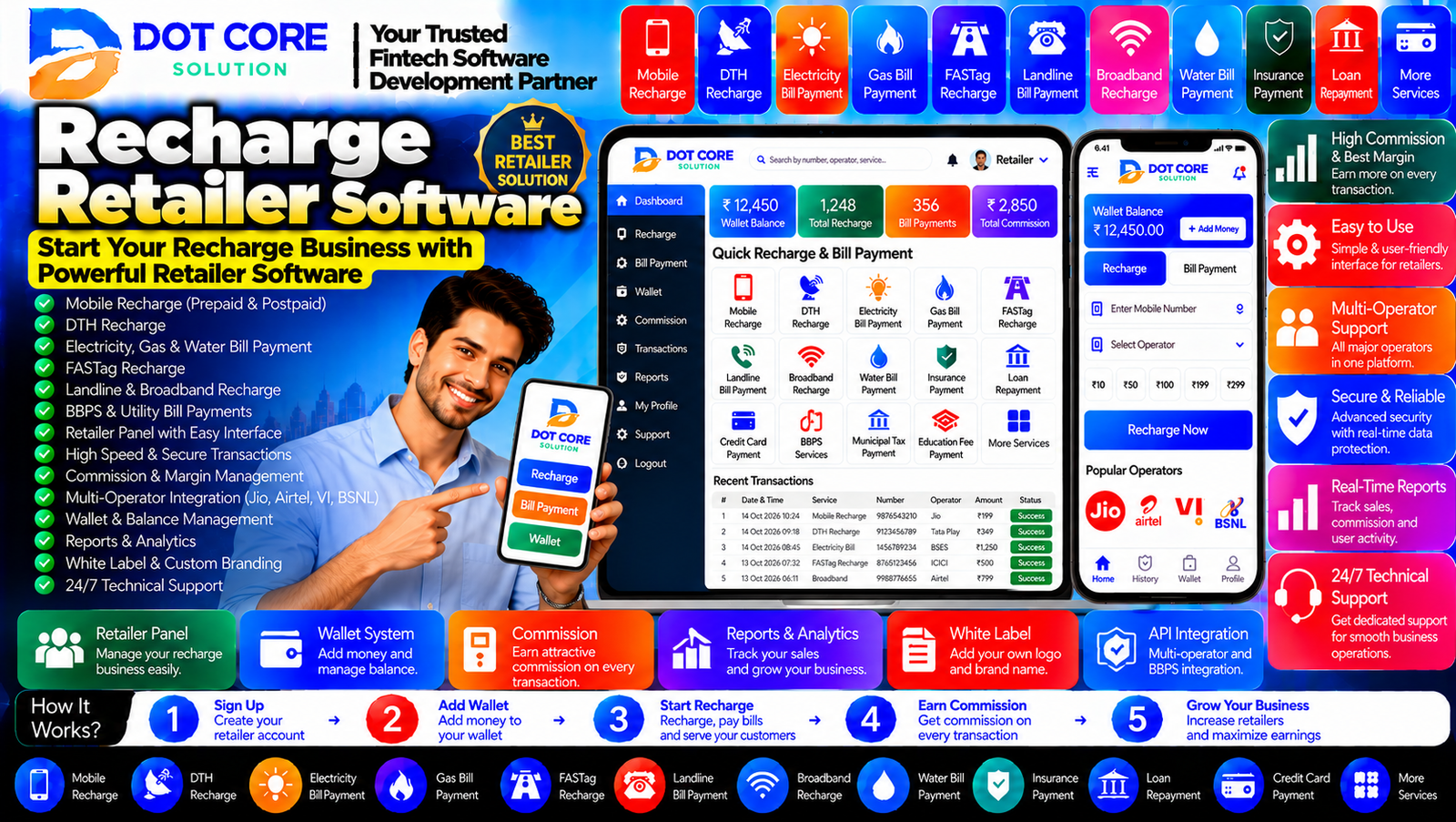 recharge retailer software
