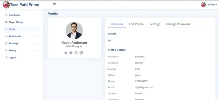 Admin management